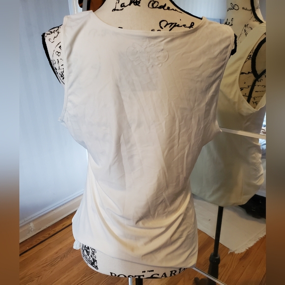 tapemeasure Women's Plus Size tan tank top - Picture 4 of 6